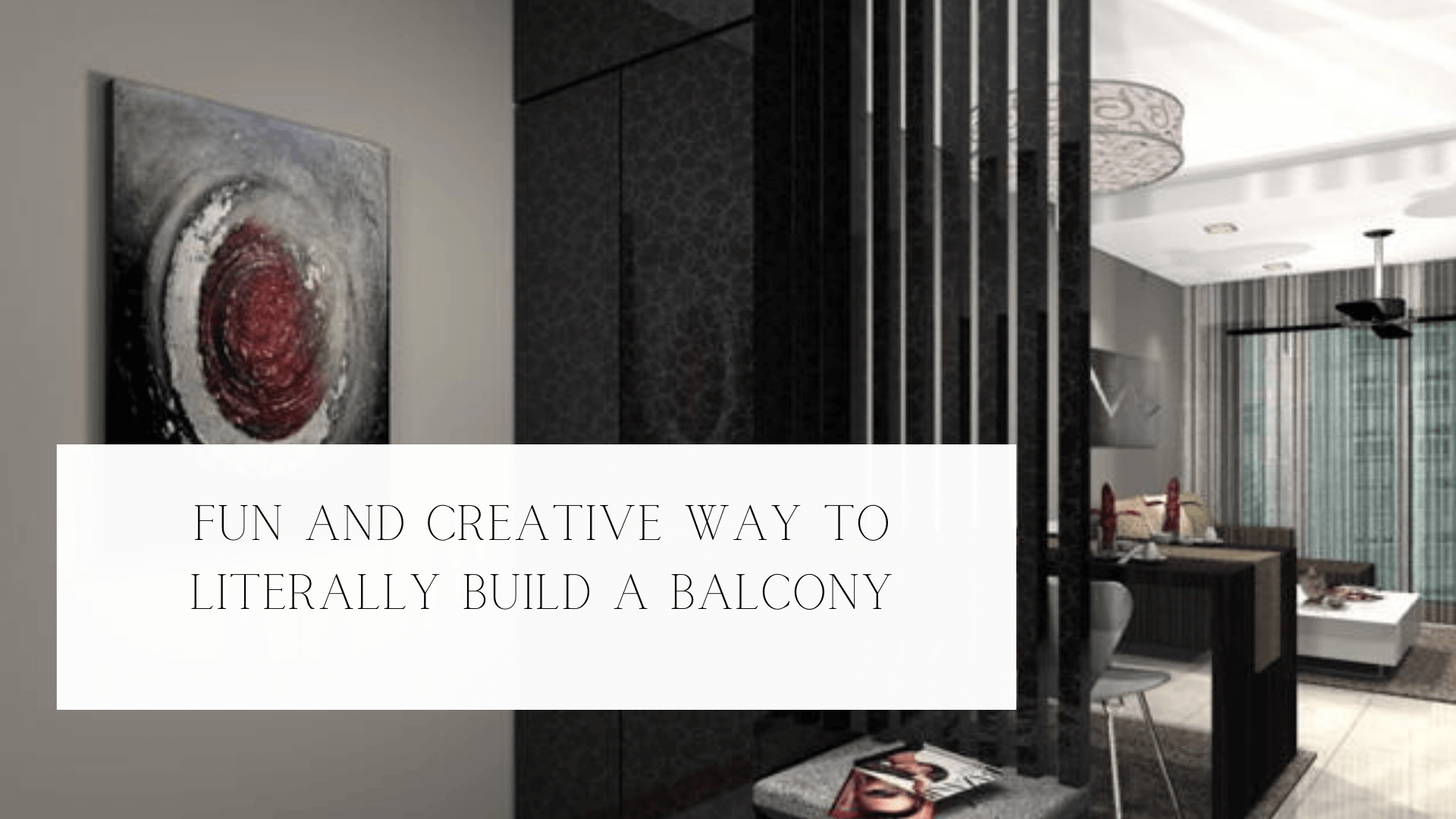 Creative Way to Build a Balcony