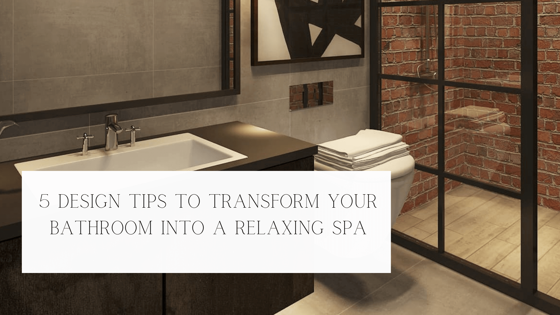 Bathroom renovation design ideas