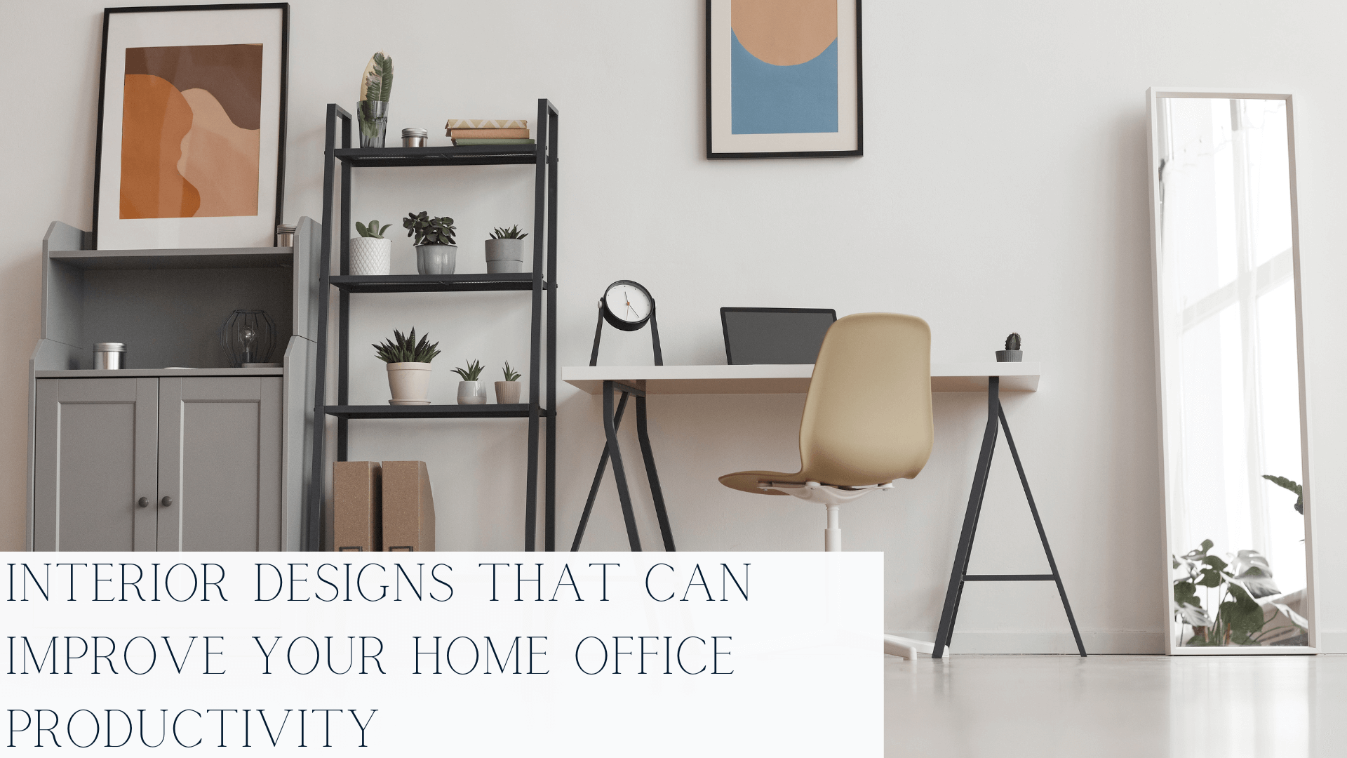 Enhance your productivity at home with captivating interior designs for your home office