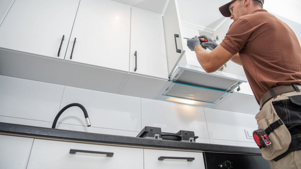 installing storage cabinet