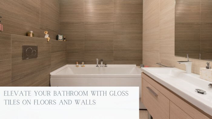 gloss bathroom wall tiles